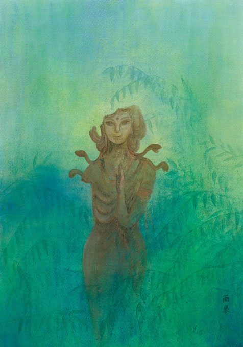 「いにしえの神」illustration by Ukyo SAITO ©斎藤雨梟