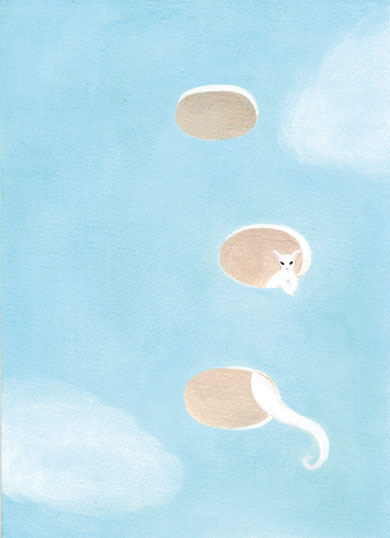 「白い夢」illustration by Ukyo SAITO ©斎藤雨梟