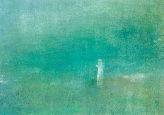 「白い灯台」illustration by Ukyo SAITO ©斎藤雨梟