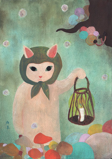 「謎の降る夜」illustration by Ukyo SAITO ©斎藤雨梟